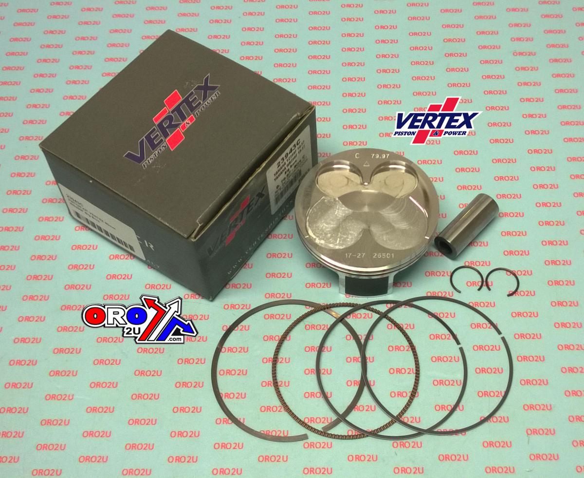 PISTON KIT VERTEX 80.0 A YAMAHA YZ/WR 250 14-19, VERTEX 23943A OS+3:00 BIG BORE COMPR 13.5:1