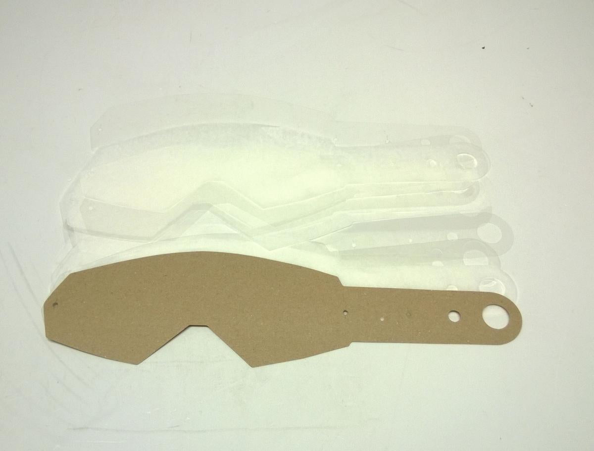 RNR MAYHEM TEAR OFFS PACK, TEAR OFFS PK/10, TP022, OAKLEY MAYHEM PATTERN