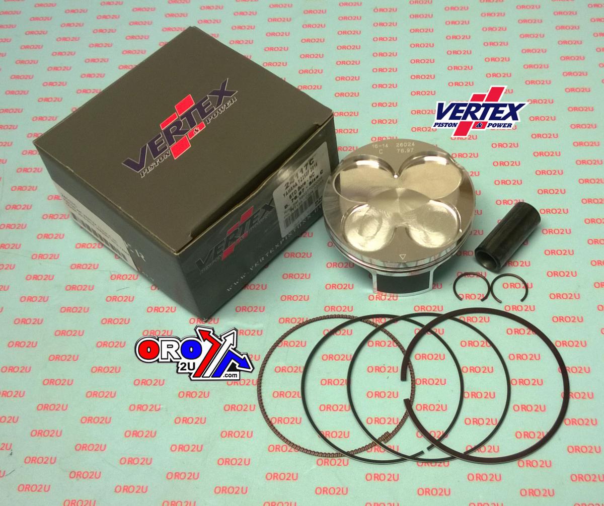 PISTON KIT VERTEX 77.0 A HC YAMAHA WR/YZ 250 16-19, VERTEX 24117A HC COMPR 14,2:1