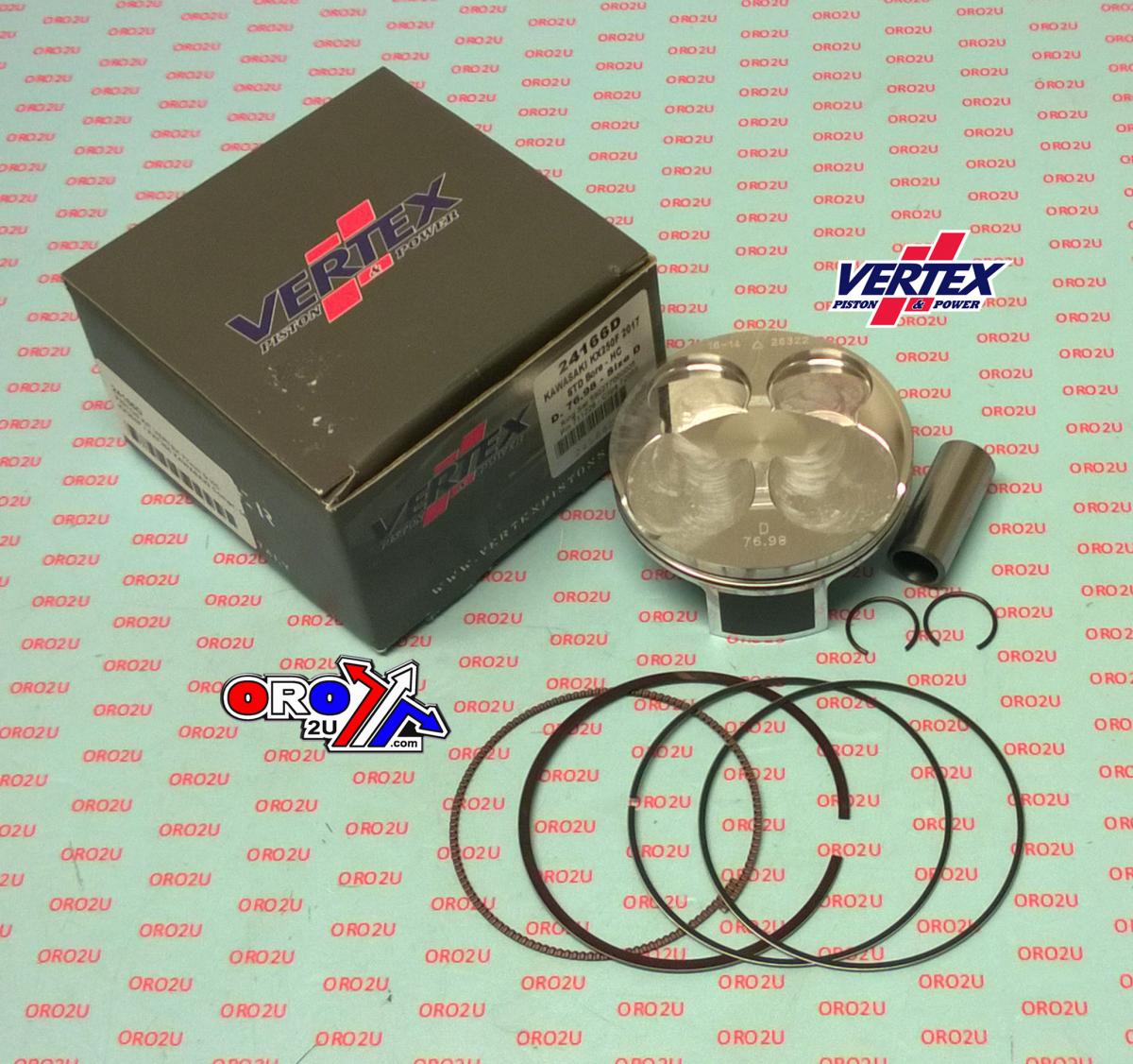 PISTON KIT VERTEX 77.0 A HC KAWASAKI KX/KXF 250 2017, VERTEX 24166A HC COMPR 14,7:1