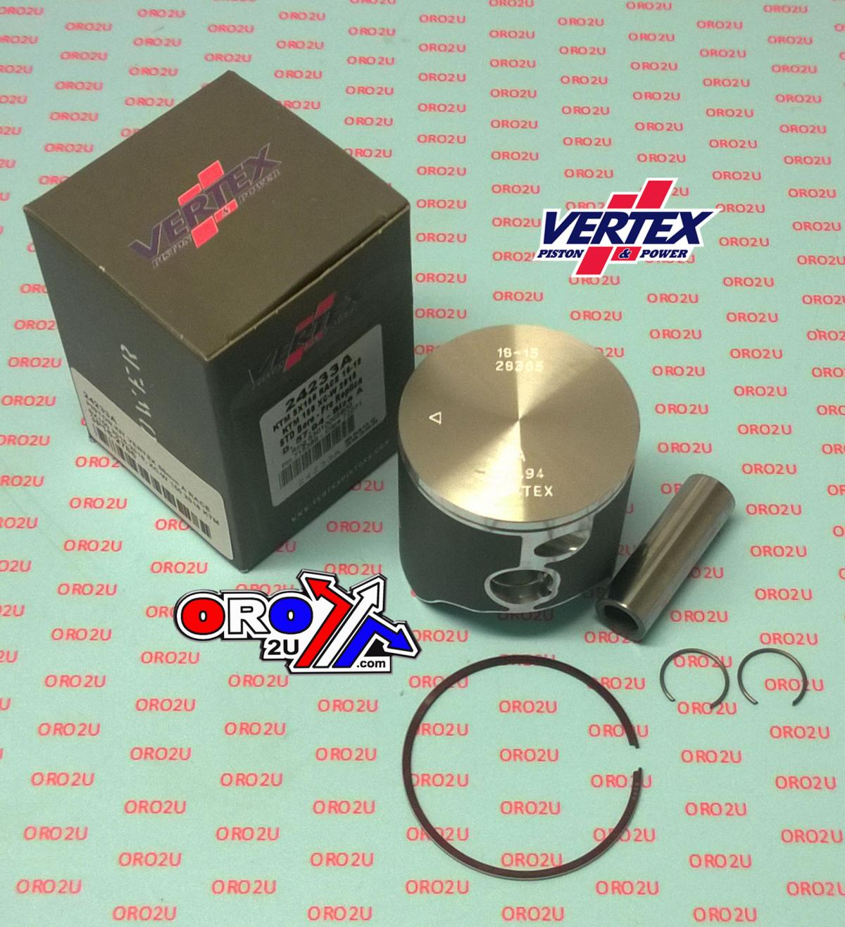 PISTON KIT VERTEX 58.0 A RACE KTM EXC/SX/XC-W 150 16-22, VERTEX 24233A HUSKY TE RACE