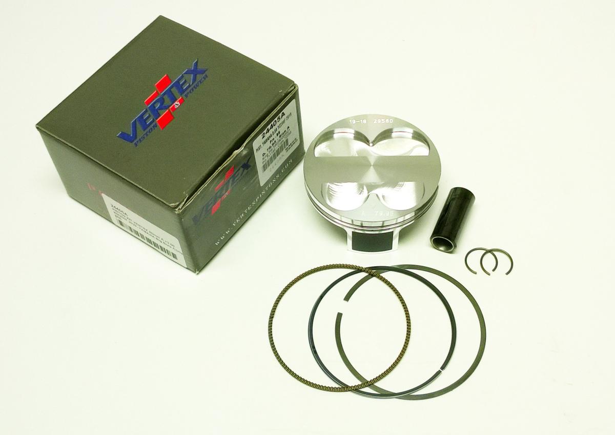 PISTON KIT VERTEX 80.0 A YAMAHA WR/YZ 250 19-22, VERTEX 24405B OS+3:00 BIG BORE COMPR 13.8:1