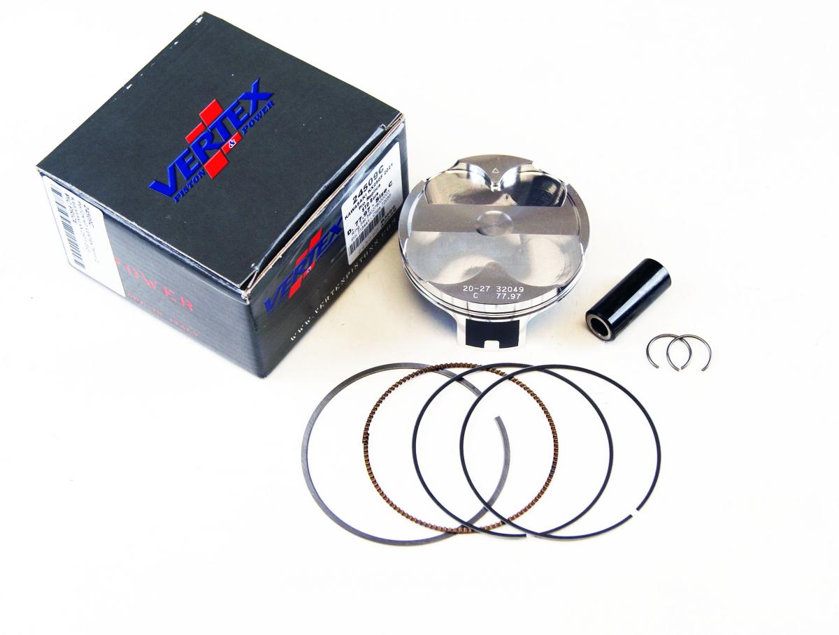 PISTON KIT VERTEX 78.0 A KAWASAKI KX 250 21-22, VERTEX 24509A COMPR 14,1:1