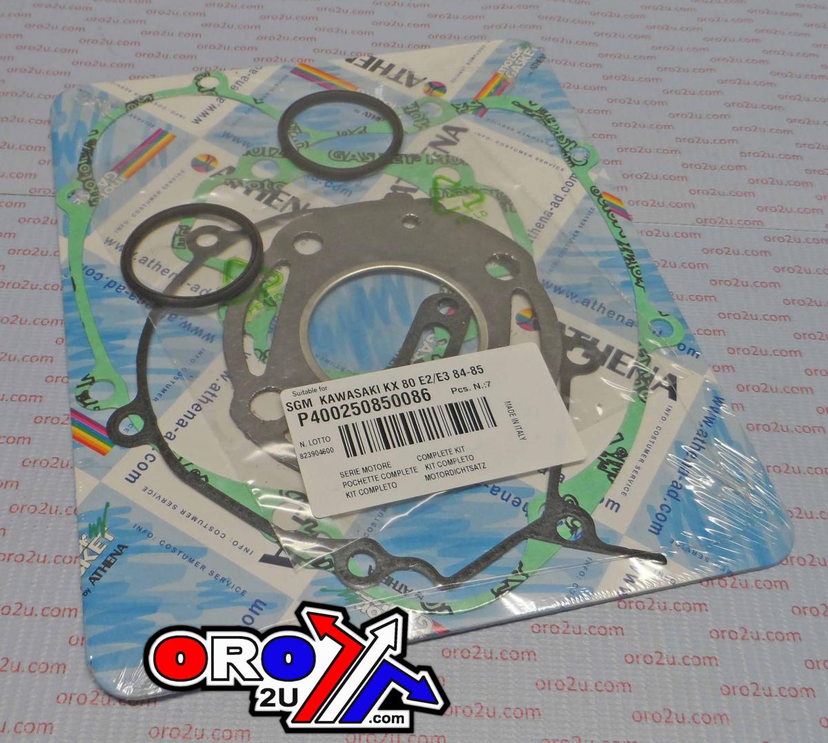 GASKET FULL SET 83-85 KX80, ATHENA P400250850086