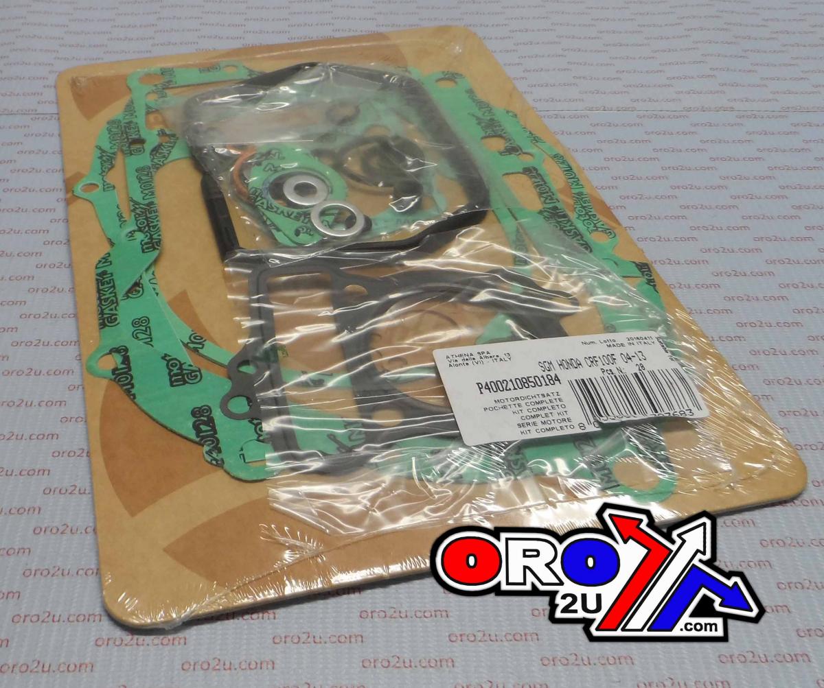 GASKET FULL SET CRF100F 04-09, ATHENA P400210850184 28pcs