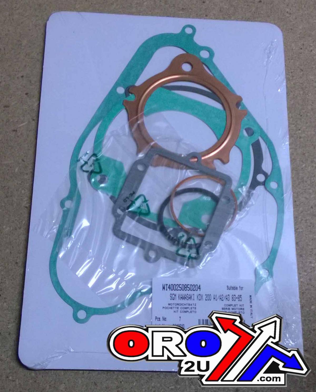 GASKET FULL SET 83-85 KDX200, ATHENA P400250850204