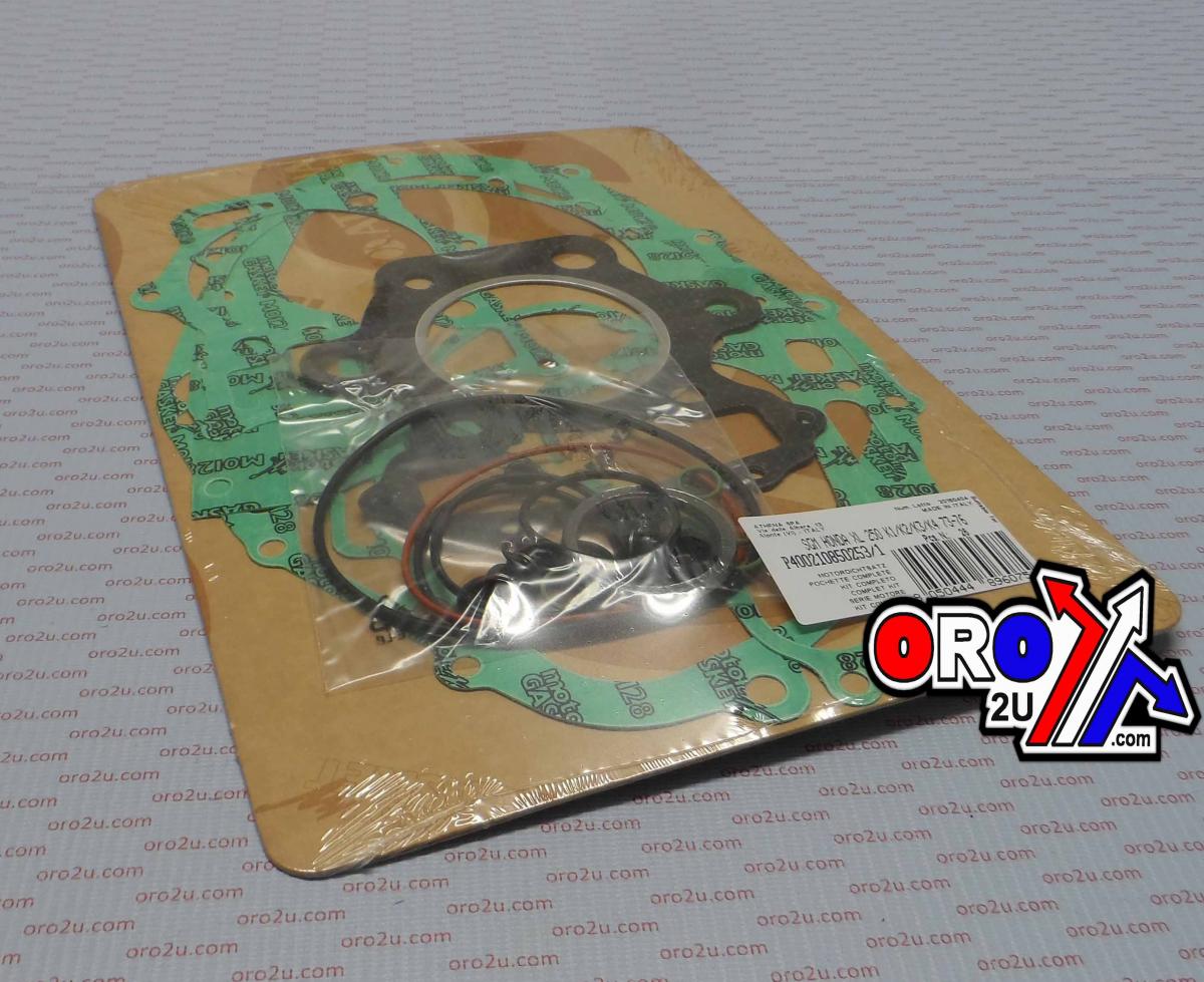 GASKET FULL SET 73-76 XR250K, ATHENA P400210850253/1 HONDA