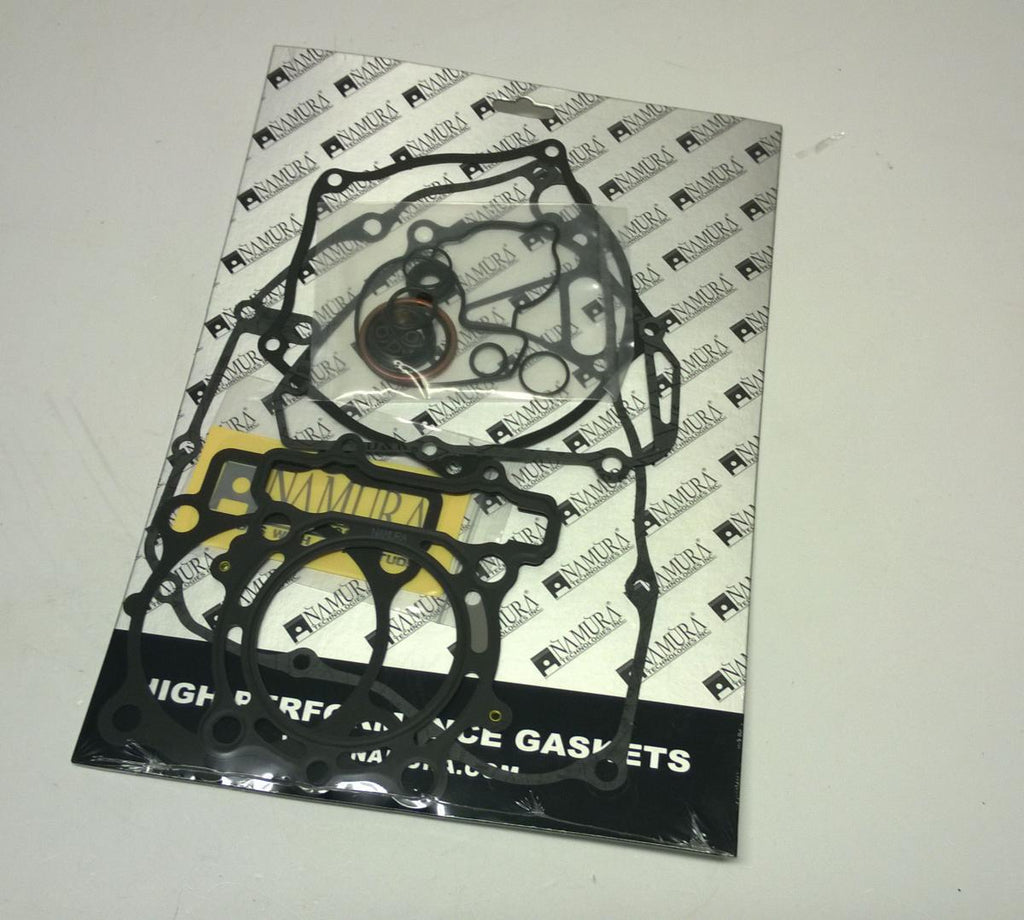 GASKET FULL SET 09-16 KX250F, NAMURA NX-20017F KAWASAKI, *** NO ROCKER RUBBER SEAL