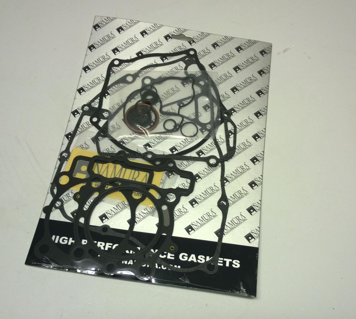 GASKET FULL SET 09-16 KX250F, NAMURA NX-20017F KAWASAKI, *** NO ROCKER RUBBER SEAL