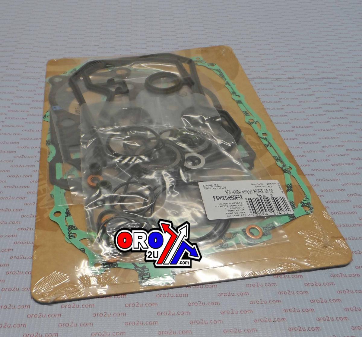 GASKET FULL KIT 88-90 NTV650, ATHENA P400210850652 HONDA