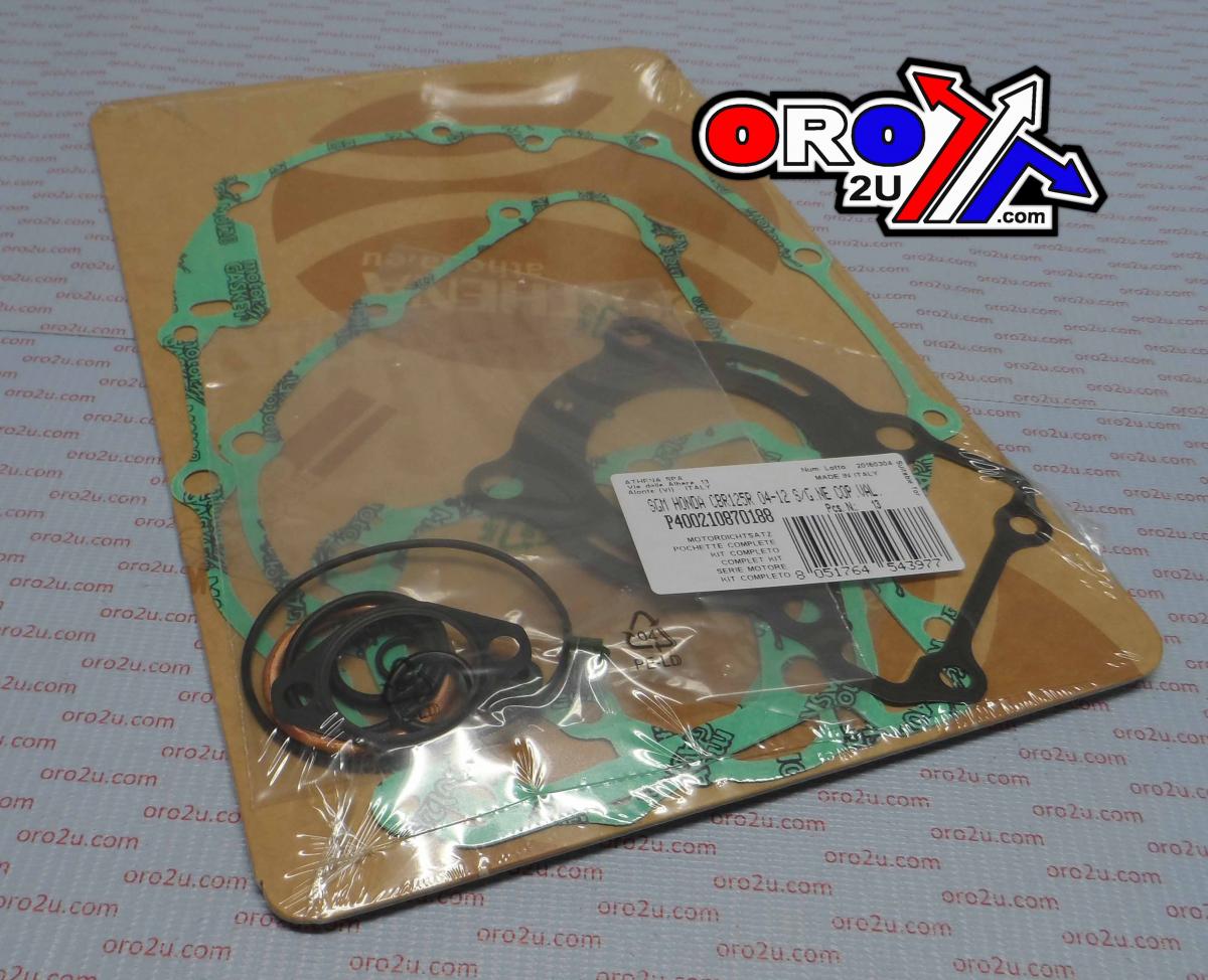 GASKET FULL SET 04-17 CBR125 R, ATHENA P400210870188 HONDA