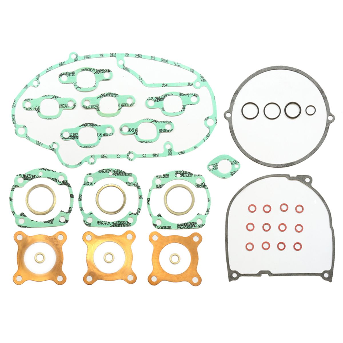 GASKET FULL SET 250cc 3cyl T2, ATHENA P400250850255 KAWASAKI