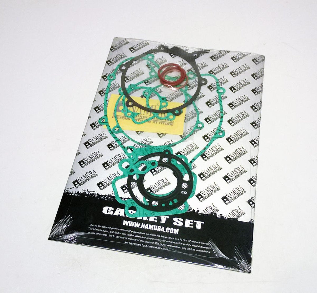 GASKET FULL SET 00-05 KX65 9pc, NAMURA NX-20065F, RM65, COMPLETE KAWASAKI SUZUKI