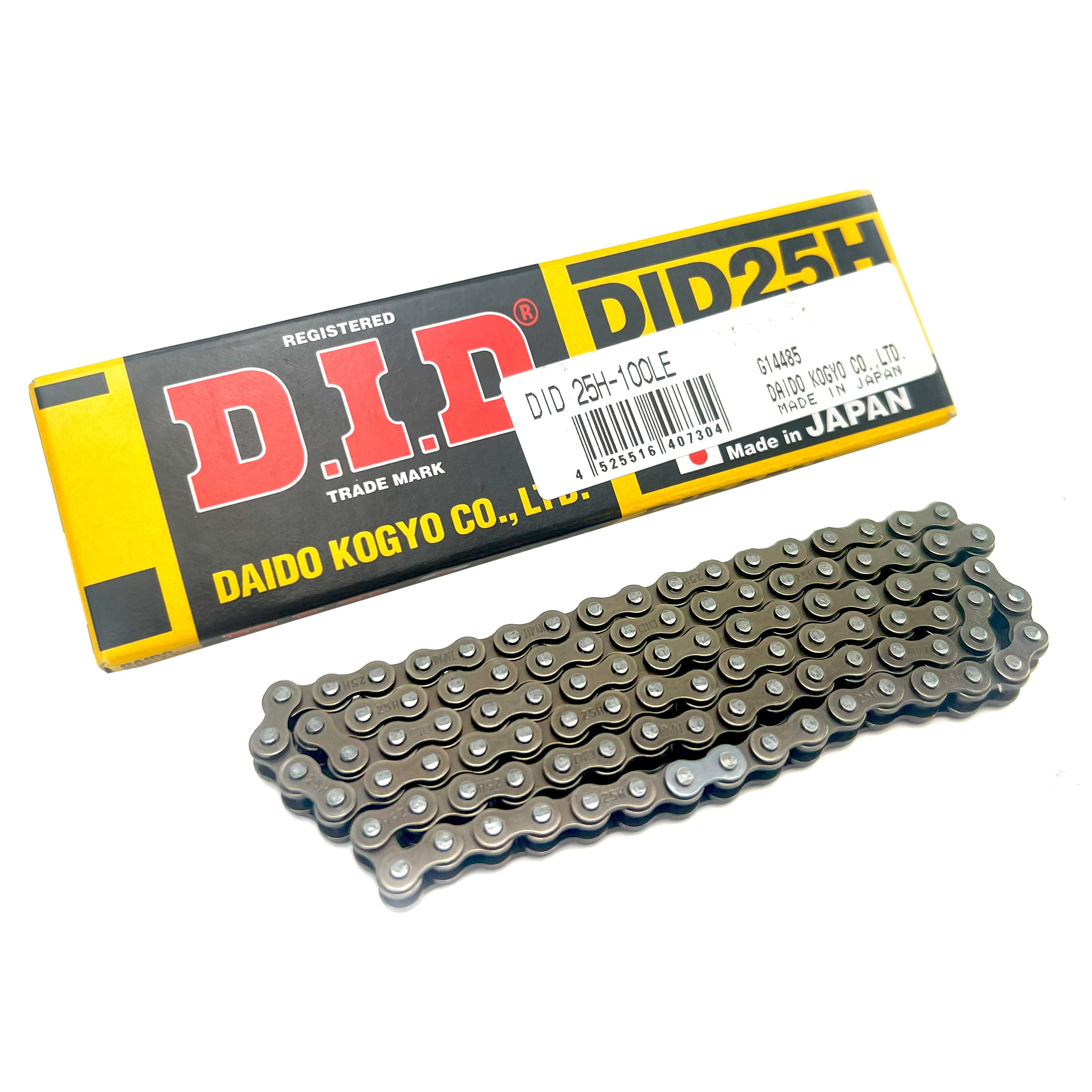 CAM CHAIN DID 25H x 110 LINKS, DID-C-25H110, Old No. 30-594.DID, DIDC25H110, 4525516407359