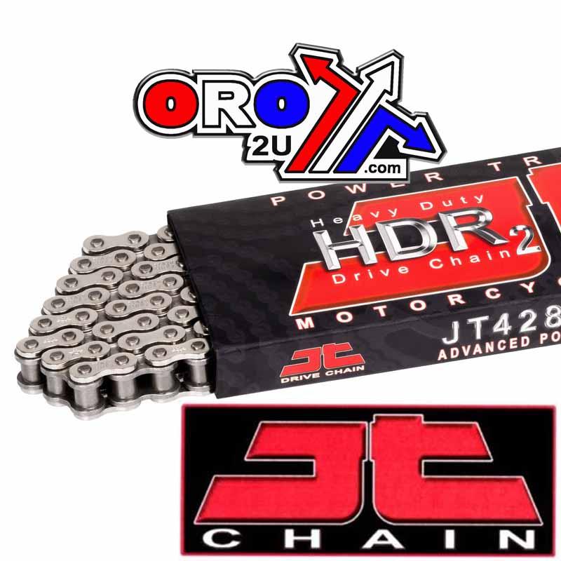 JT CHAIN 428HDR 134L NICKEL-BK JTC428HDRNB134SL