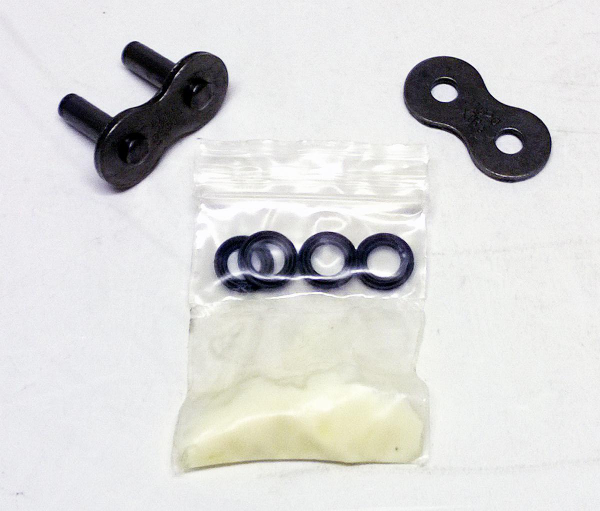 JT CHAIN 520X1R3 RIVERT LINK, BLACK JTC-L-520X1R3-R, X-RING