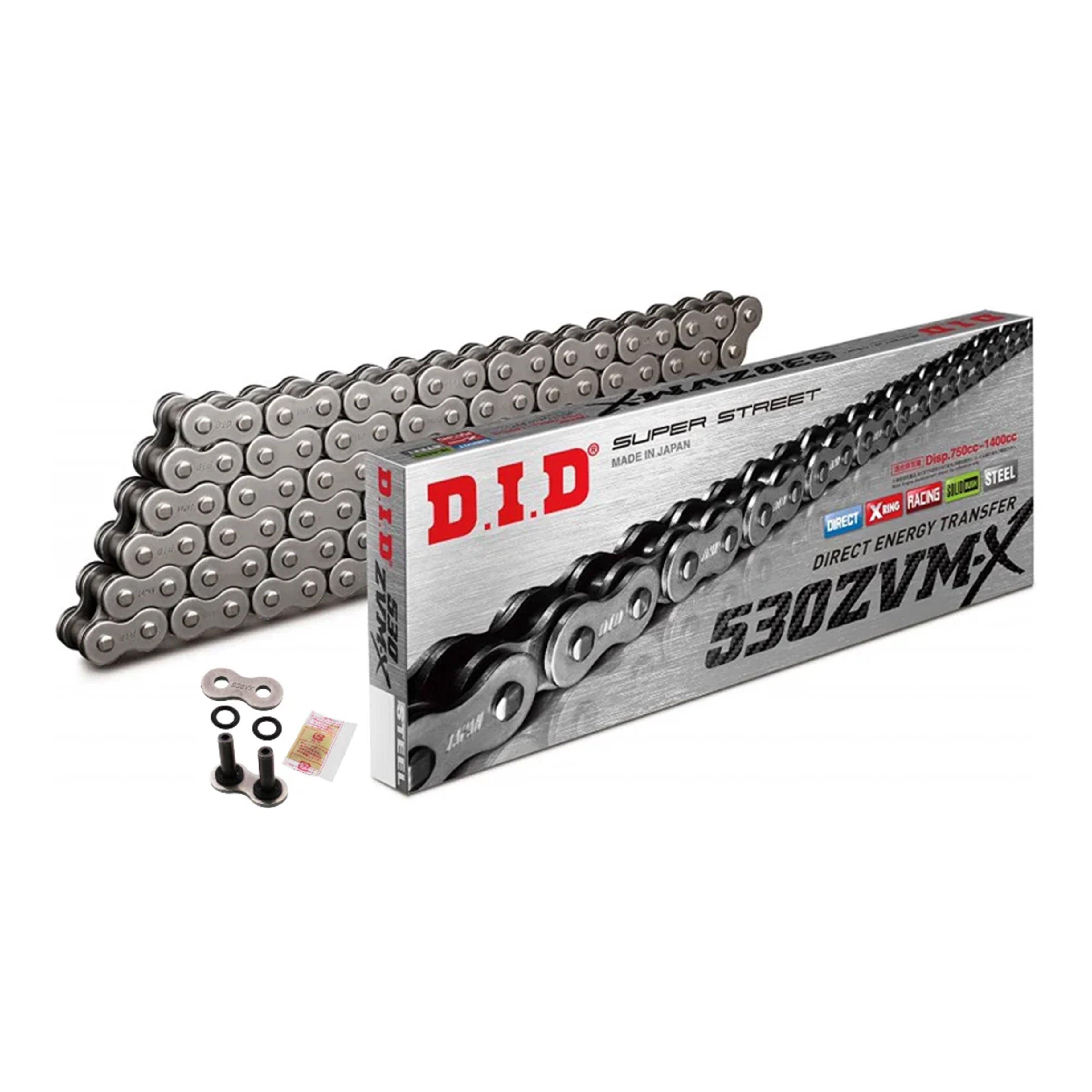 DID 530ZVM-X BLACK CHAIN 116L DID530ZVMX116