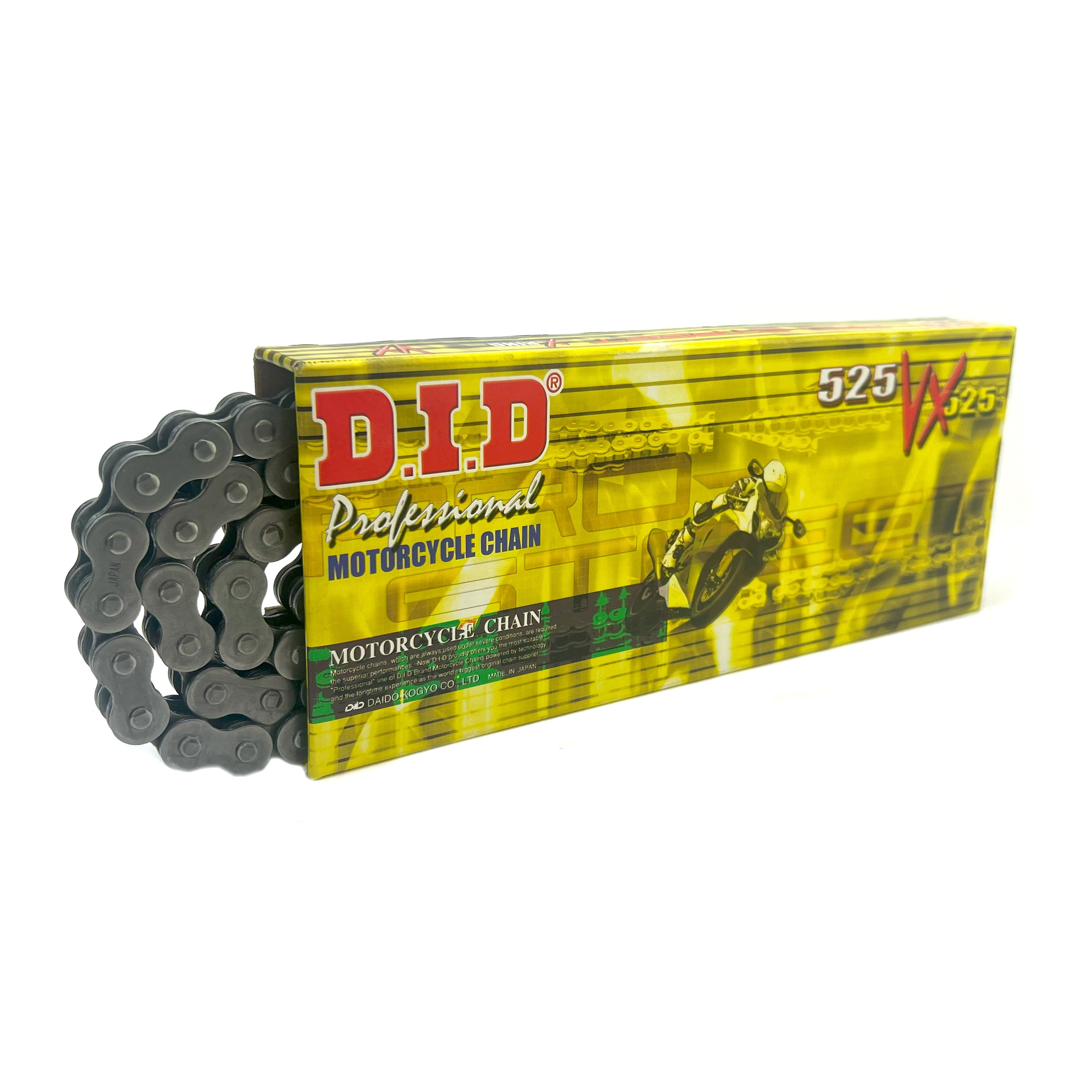 DID 525VX BK X-RING CHAIN 106L ZJ DID525VX106