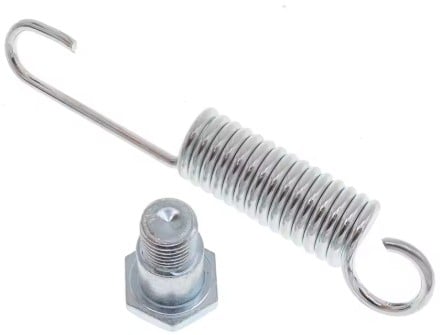100mm KICK STAND RETURN SPRING + PIVET BOLT CRF50 TTR LIFAN YX SSR DIRT PIT BIKE