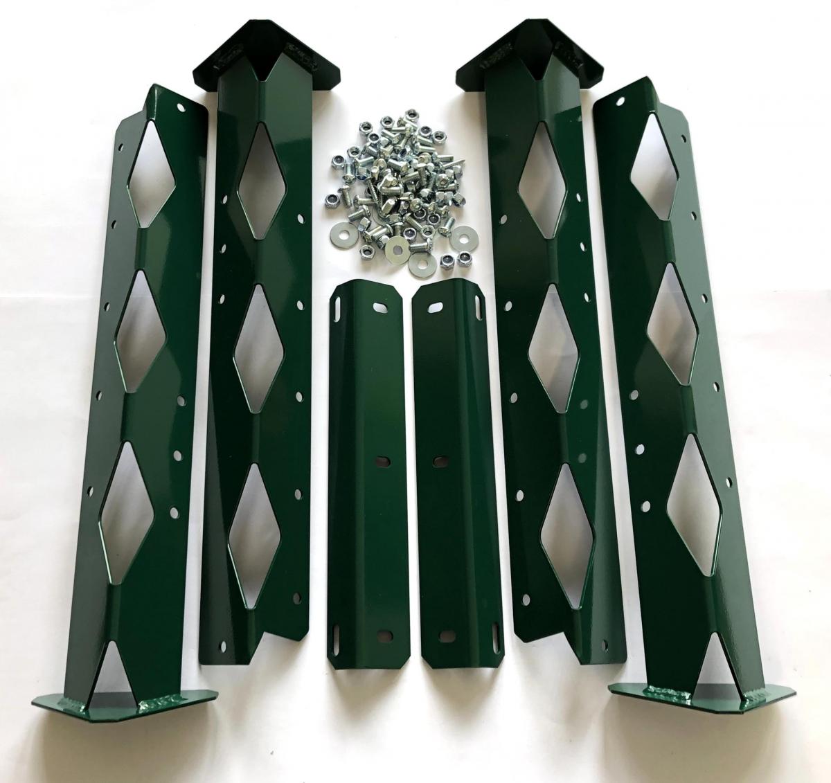 TAGZ FACTORY MX STAND LEG SET, FINISH GLOSS GREEN RAL6005
