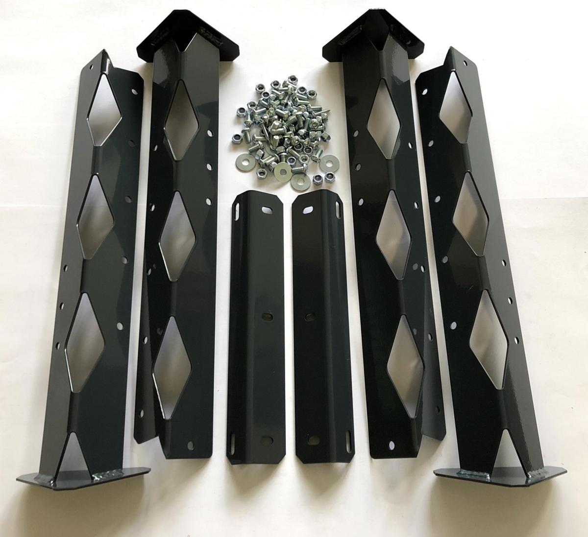 TAGZ FACTORY MX STAND LEG SET, FINISH GLOSS GREY RAL7016