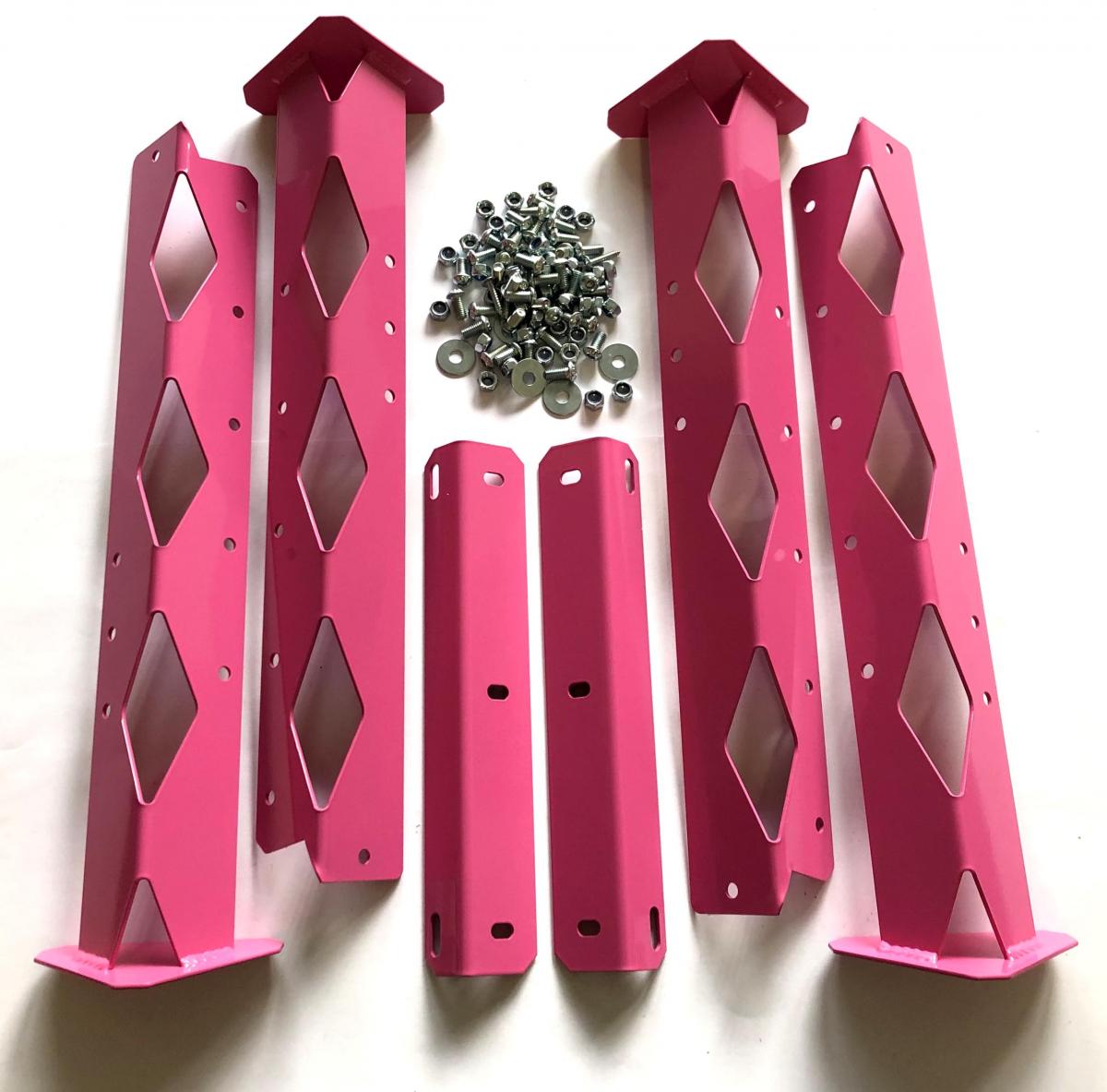 TAGZ FACTORY MX STAND LEG SET, FINISH GLOSS PINK RAL4003