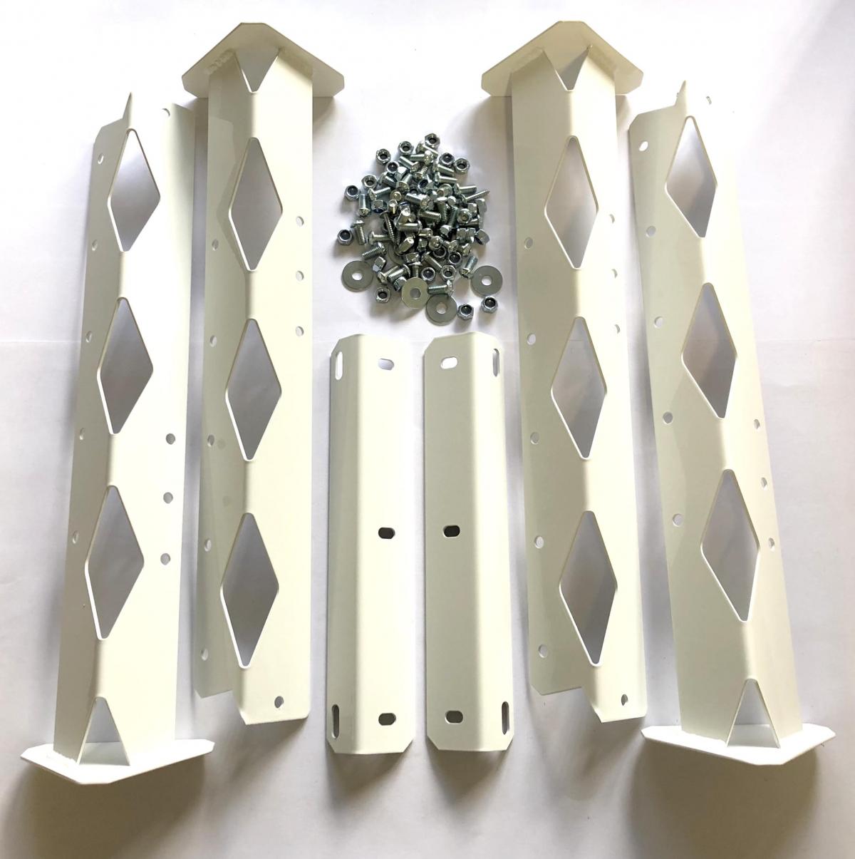 TAGZ FACTORY MX STAND LEG SET, FINISH GLOSS WHITE RAL9016