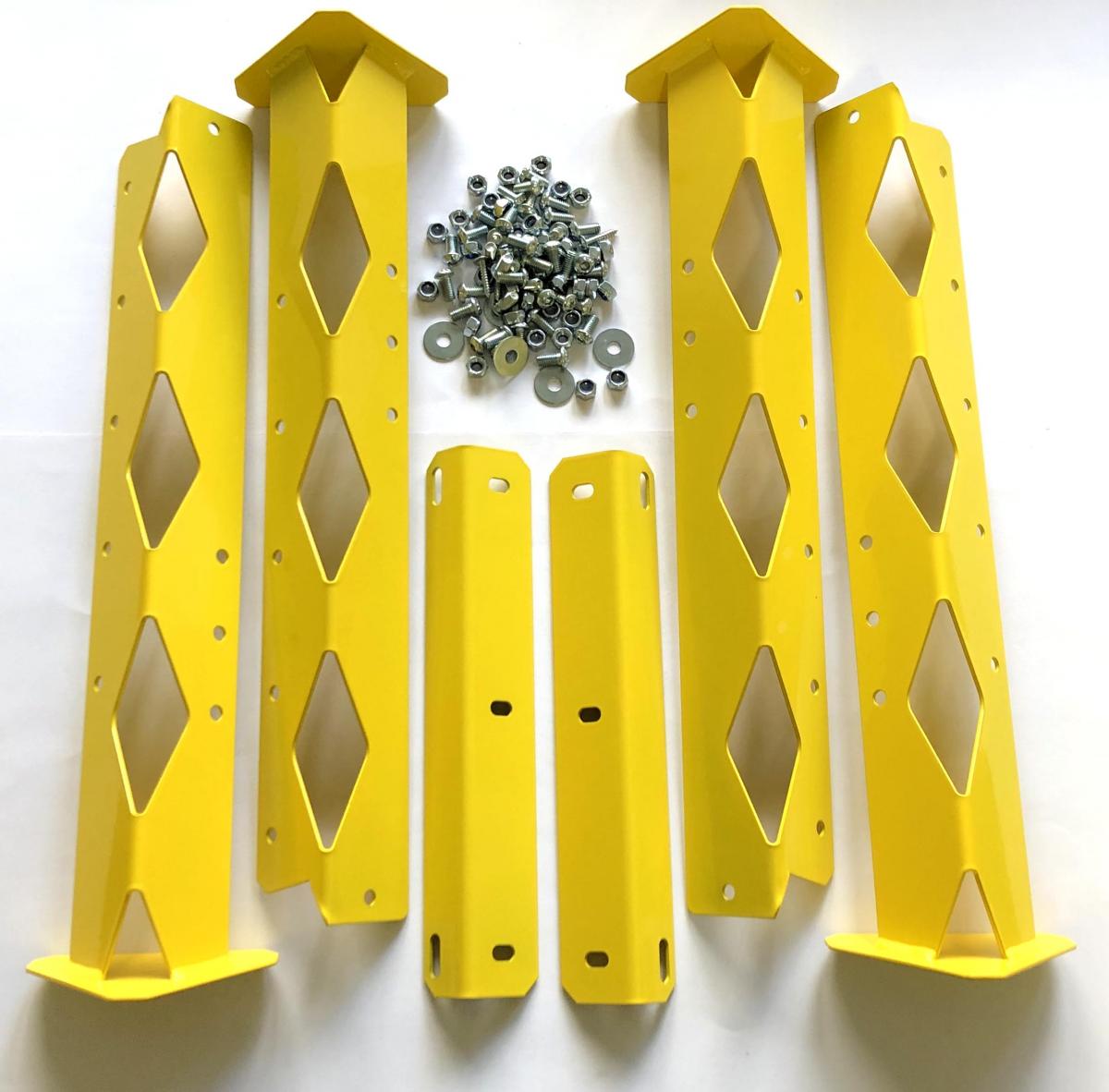 TAGZ FACTORY MX STAND LEG SET, FINISH GLOSS YELLOW RAL1023