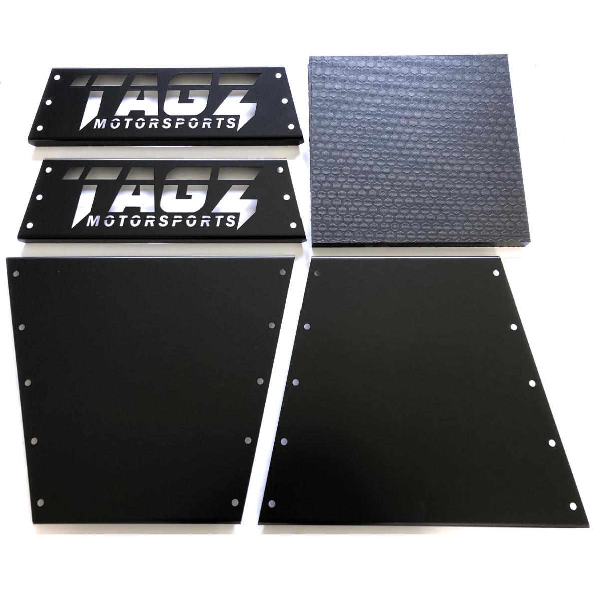 TAGZ FACTORY MX STAND PANEL SET, FINISH MATT BLACK RAL9005