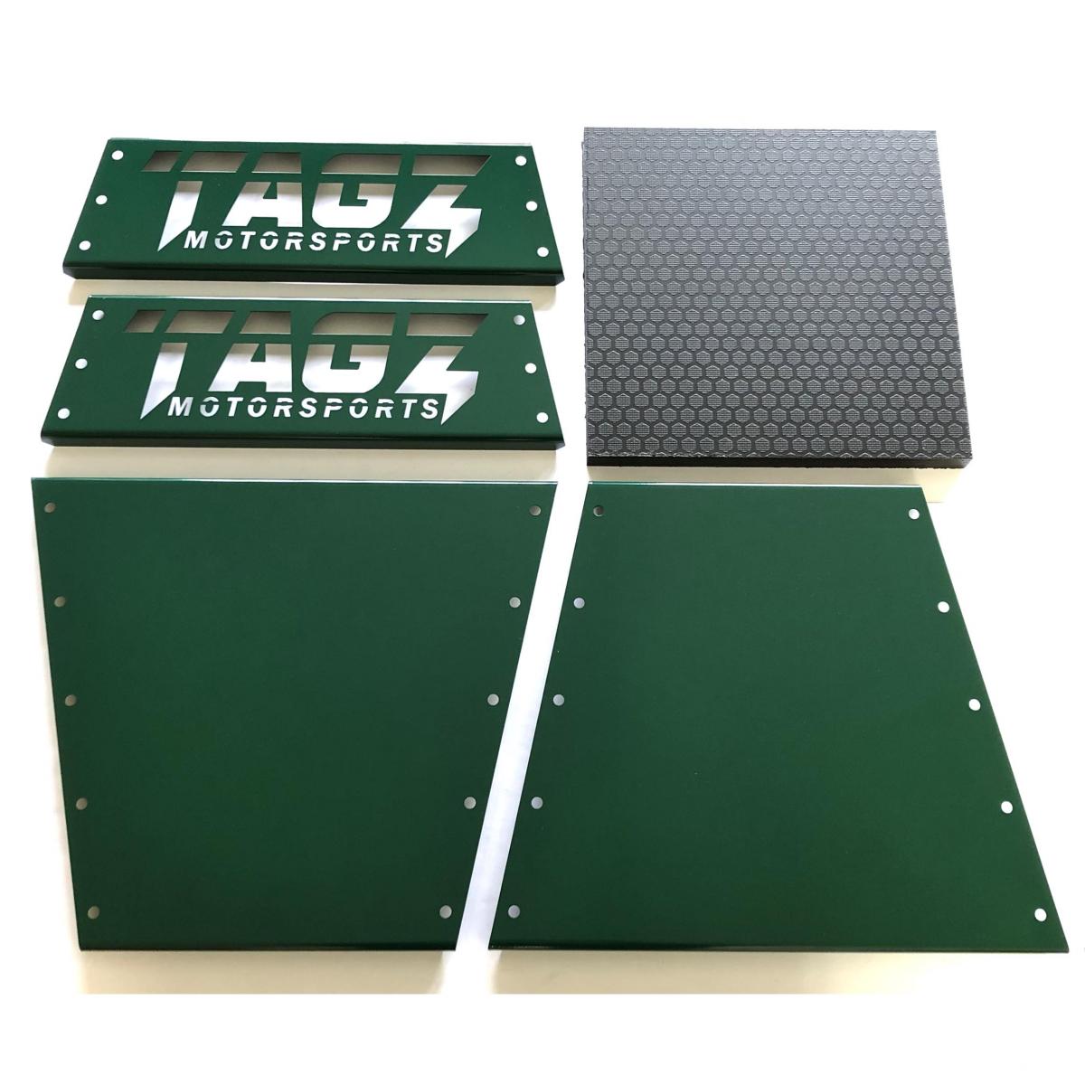 TAGZ FACTORY MX STAND PANEL SET, FINISH GLOSS GREEN RAL6005