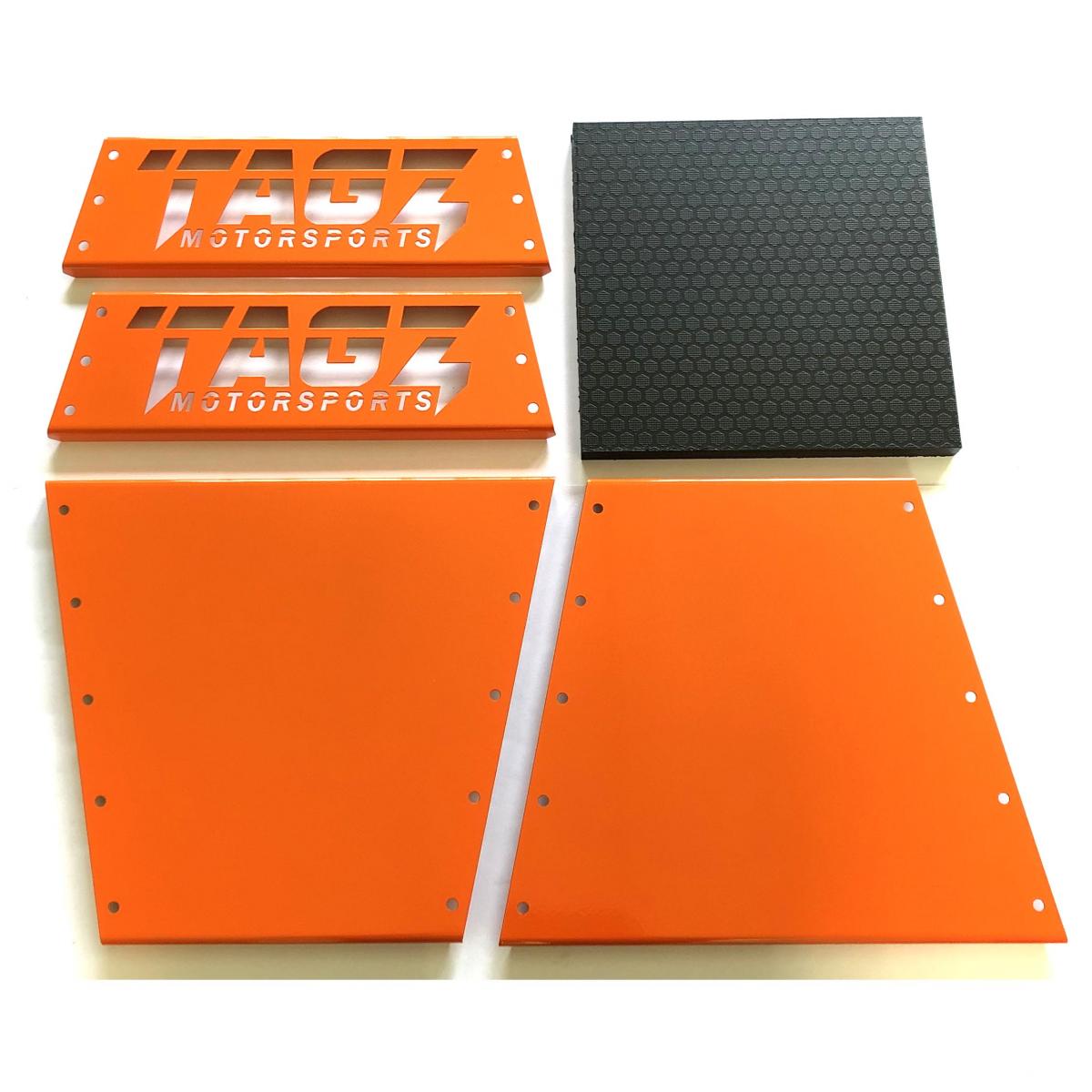 TAGZ FACTORY MX STAND PANEL SET, FINISH GLOSS ORANGE RAL2004 KTM