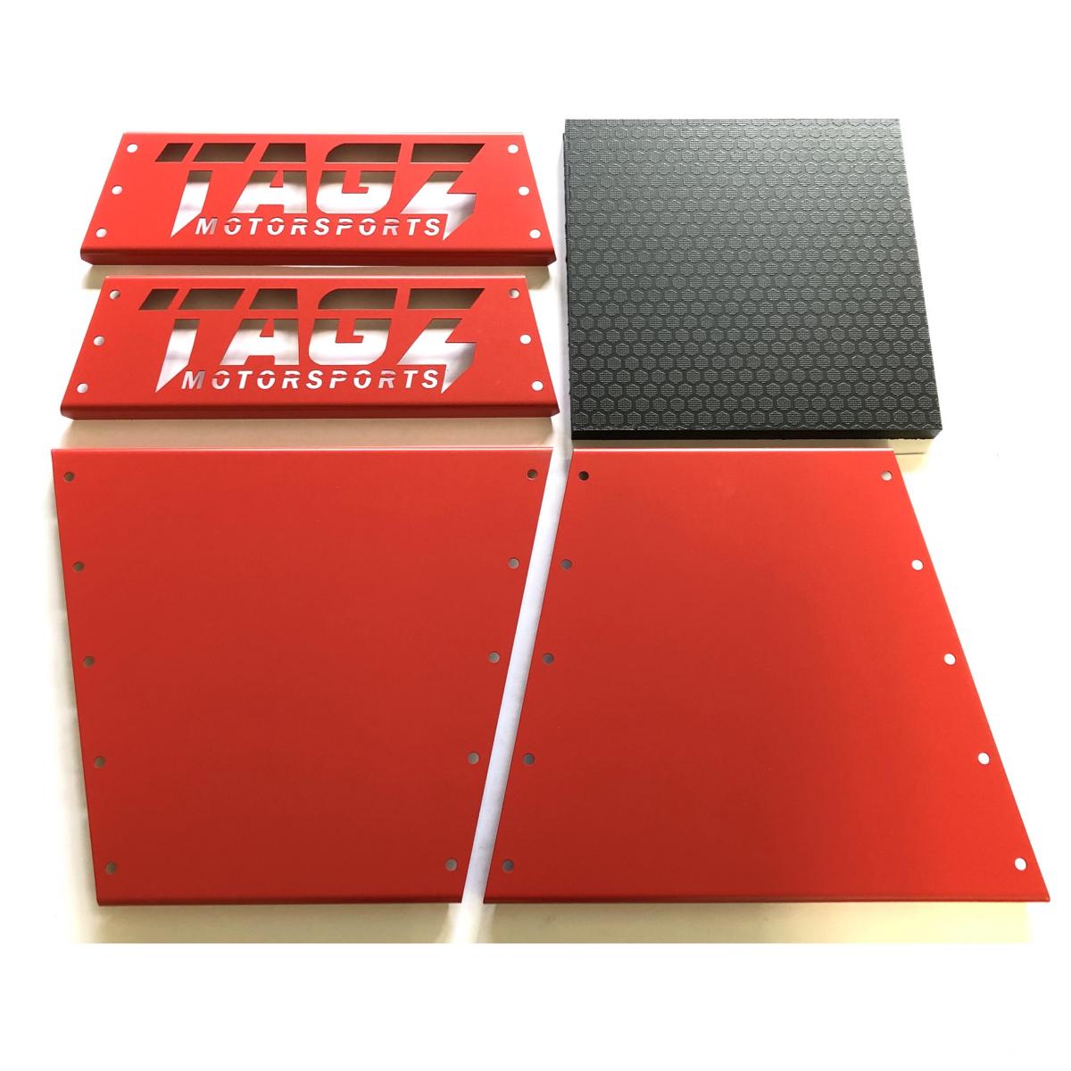 TAGZ FACTORY MX STAND PANEL SET, FINISH MATT RED RAL3031