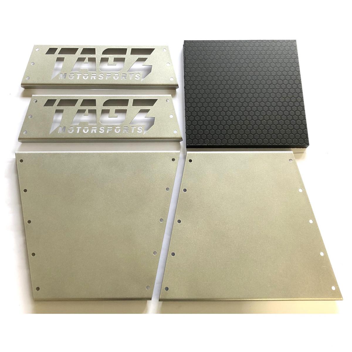 TAGZ FACTORY MX STAND PANEL SET, FINISH GLOSS SILVER METALLIC