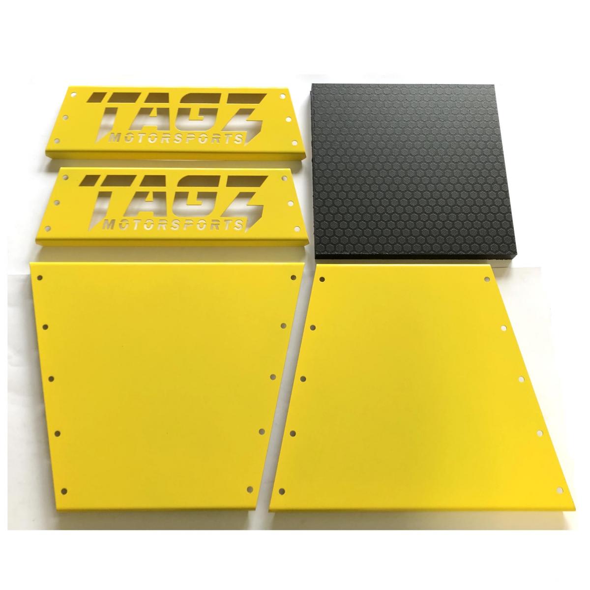 TAGZ FACTORY MX STAND PANEL SET, FINISH GLOSS YELLOW RAL1023