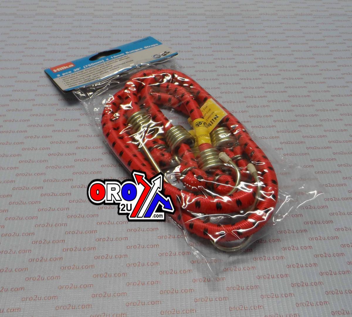 30 BUNGEE CORD 12mm PK/2, Heavy Duty Bungee Straps, 84520030