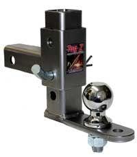 MOUNT ADJ. 6DROP 2 HOLE, FITTED WITH A 50mm BALL, ATV UTV QUAD HITCH MOUNT
