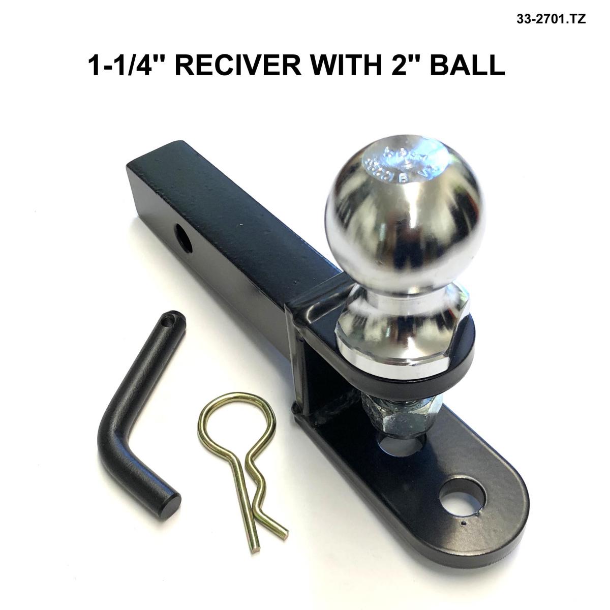 Trail Hitch 1-1/4 Reciver 2 Ball, TAG-Z HITCH / 43-1002, Arctic Cat 1000 H2 LTD 11, 1000 H2 MUDPRO 10-11, 1000 H2 THUNDERCAT 08-10, 1000 MUDPRO LTD 12-17, 1