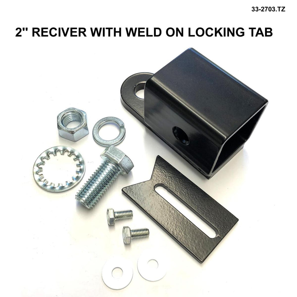Trail Ball Mount 2 Reciver Adaptor, TAG-Z HITCH / 43-1005, Arctic Cat 1000 H2 LTD 11, 1000 H2 MUDPRO 10-11, 1000 H2 THUNDERCAT 08-10, 1000 MUDPRO LTD 12-17, 1