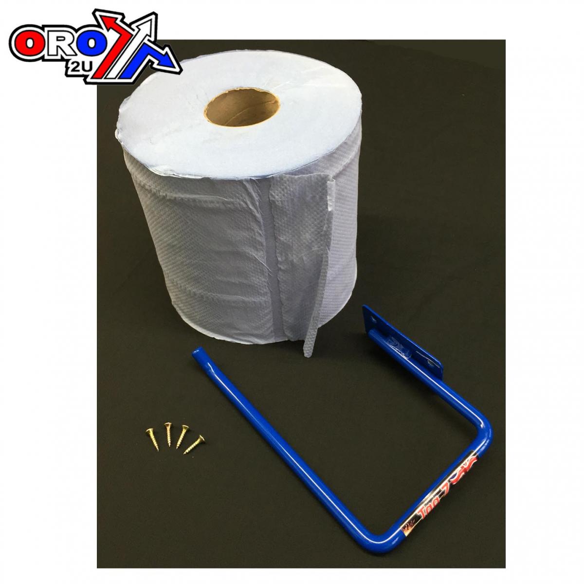 L/D FIXED ROLL HOLDER + 1 ROLL, BLUE