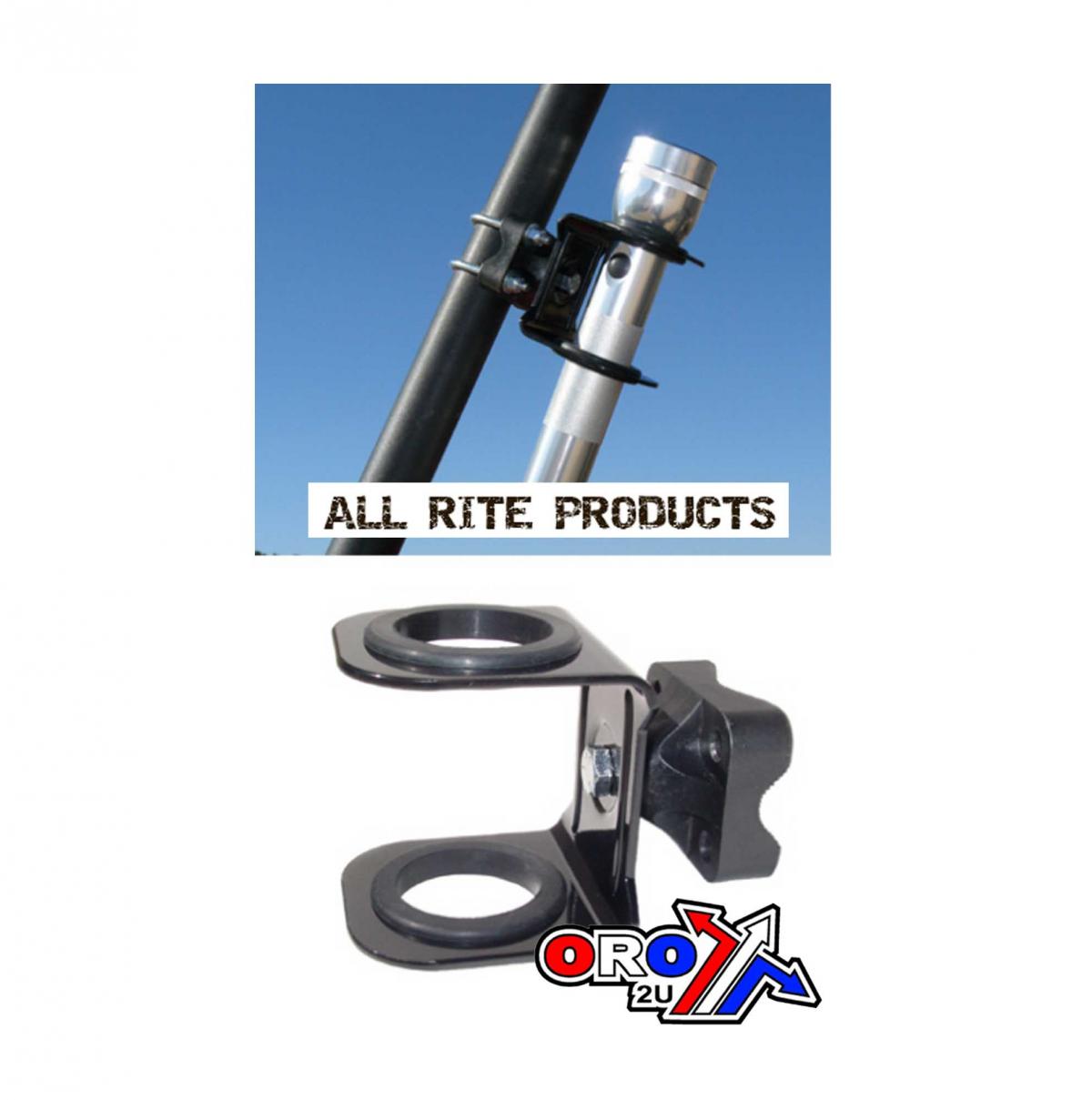 RACK FLASHLIGHT HOLDER, ATV QUAD UTV LIGHT HOLDER