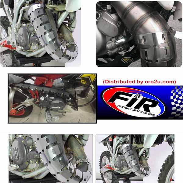 EXHAUST PROTECTOR RED