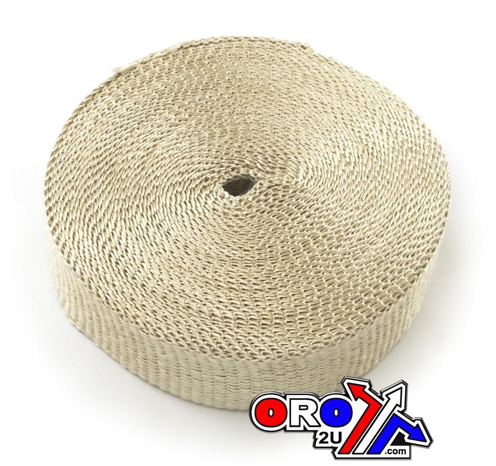 1x50' TAN EXHAUST WRAP, Manifold Downpipe High temperature Tape, HX500-1000