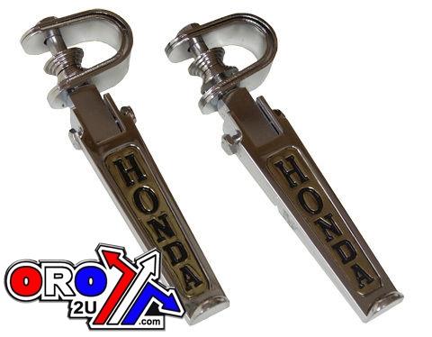 FOOT PEG SET CHROME HONDA EMGO 50-85401