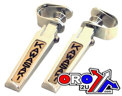 FOOT PEG SET CHROME KAWASAKI EMGO 50-85402