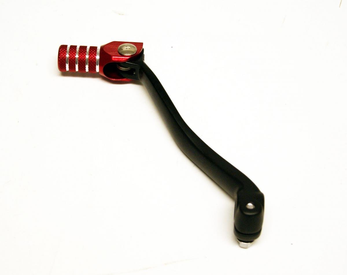 GEAR LEVER SHIFT BLACK / RED, KXF250 09-15 R-LEVC00KXF07, 13156-0614, LEVC00KXF07