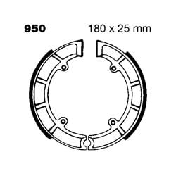 BRAKE SHOES 950 EBC