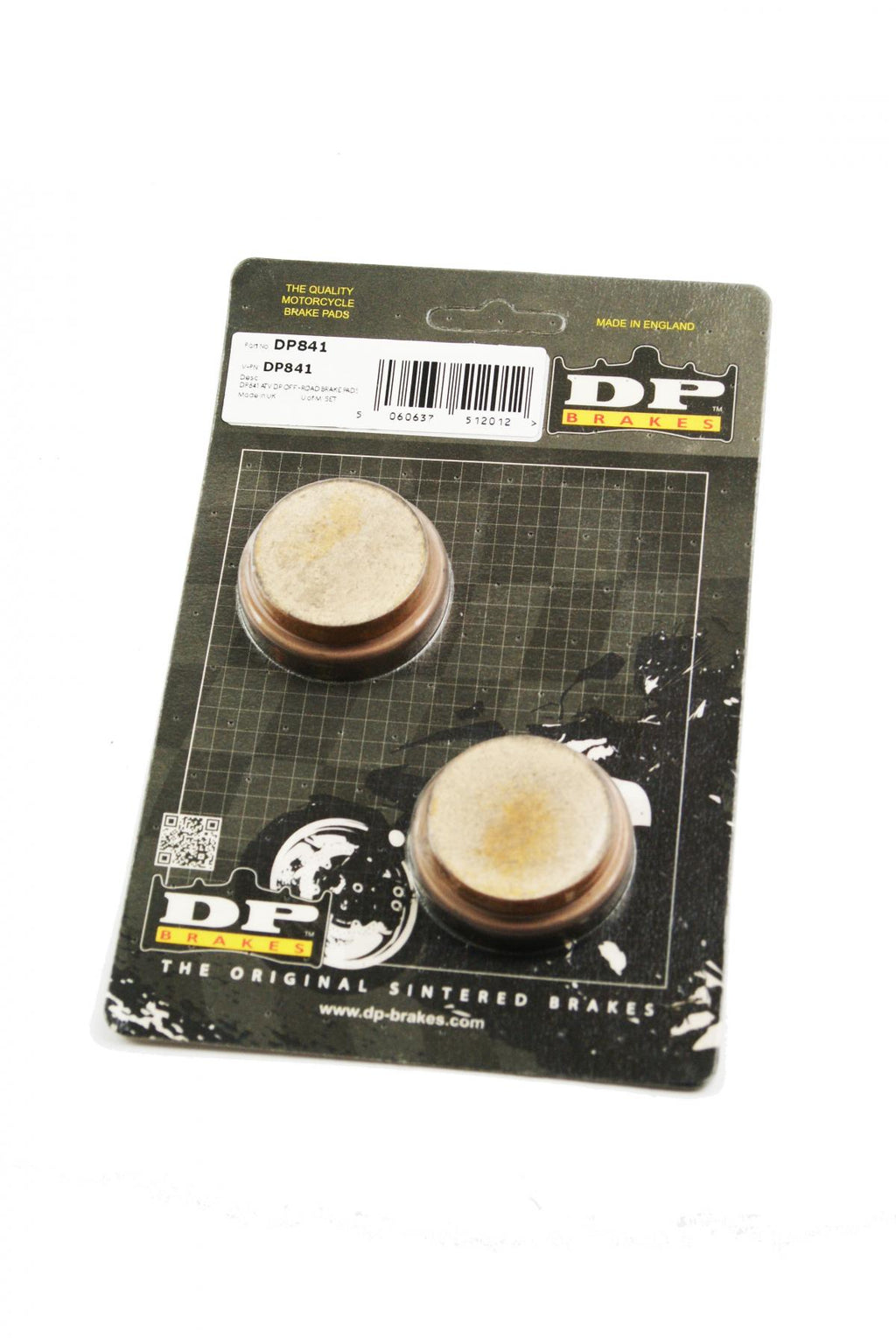 BRAKE PADS SINTERED DP BRAKES, DP841 Premium Sintered YFM ATV, 39-021