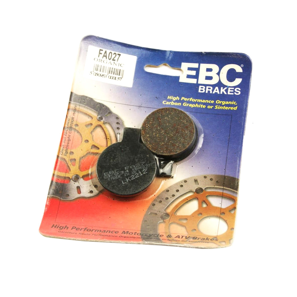 BRAKE PADS DISC SEMI-METAL, EBC FA027 / FA27 NORTON