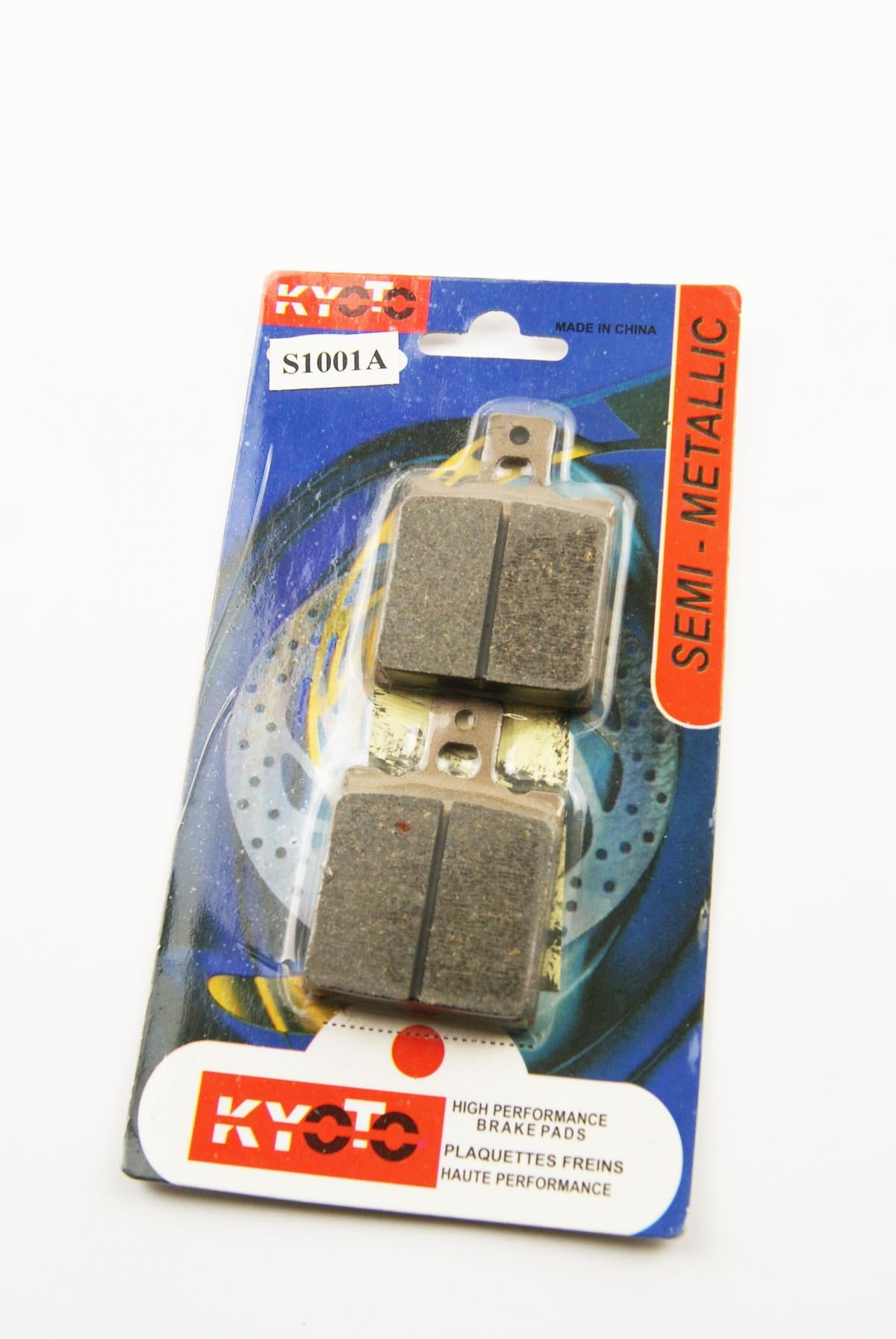 BRAKE PADS SEMI-METAL, KYOTO S1001A