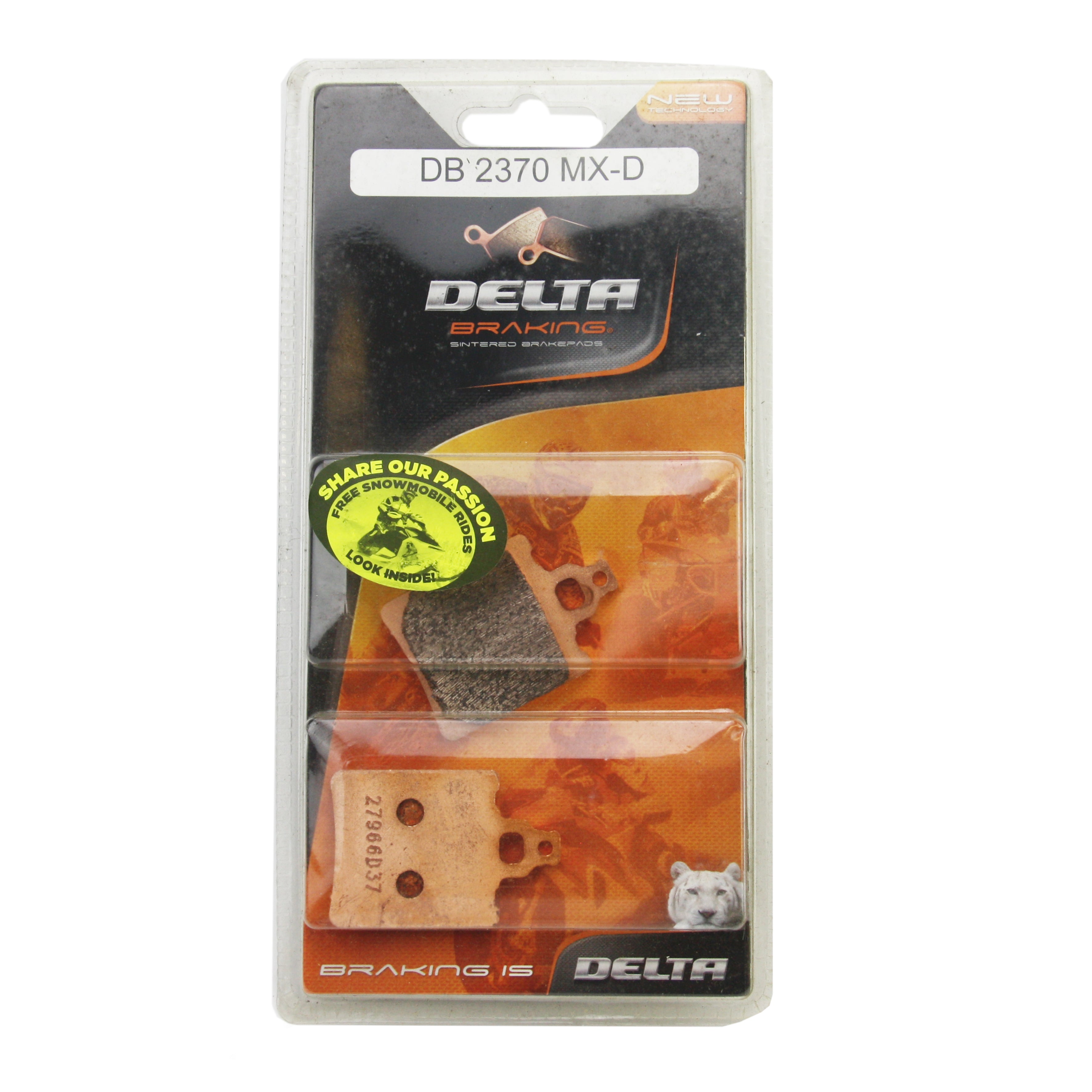 BRAKE PADS DELTA ORD(MXD) SINTERED METAL OFF ROAD PADS DB2370 (FA60 FA337 VD920)
